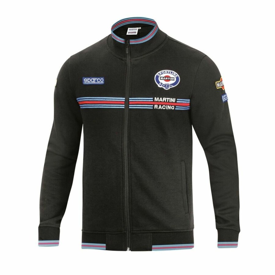 Sweaters uden H�tte til M�nd Sparco MARTINI RACING Sort St�rrelse M #1