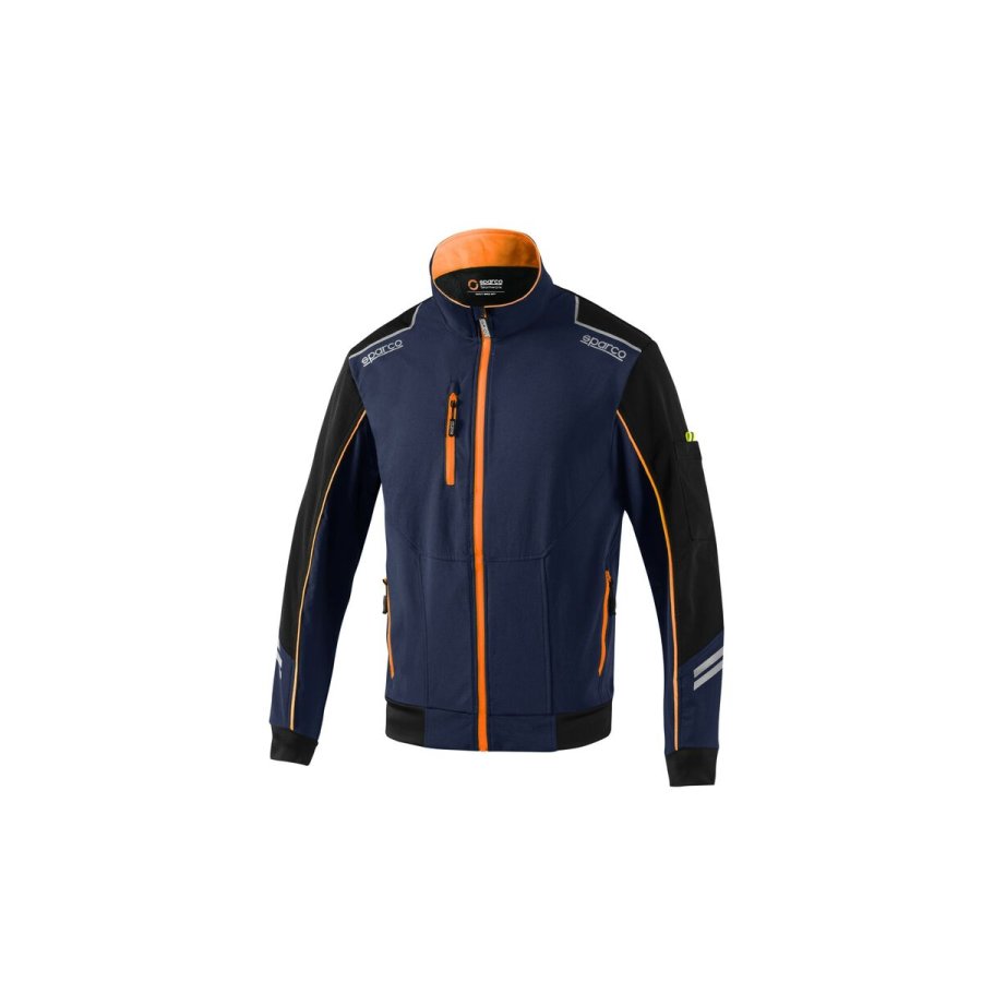 Sport Jakke til M�nd Sparco Tech TW Bl� Orange M�rkebl� #1