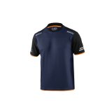 Kortrmet T-shirt til Mnd Sparco TW Bl Orange Mrkebl #1