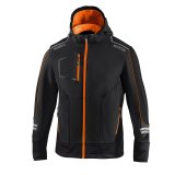 Vindblser Jakke Sparco TECH SOFT-SHELL Sort Orange L #1