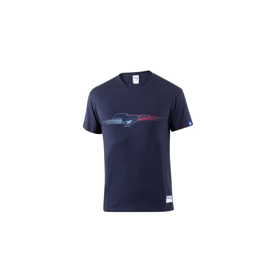 Kort�rmet T-shirt til M�nd Sparco FORD PERFORMANCE XL Bl� #1