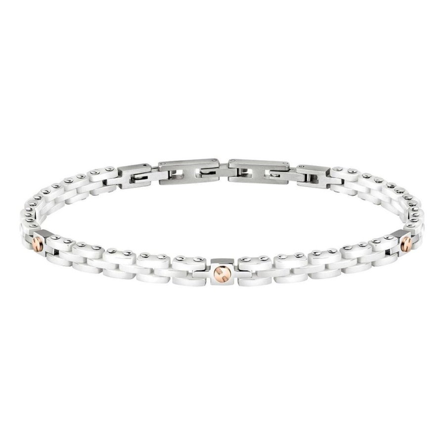 Armbnd til mnd Morellato CERAMIC Rustfrit stl Slv #1