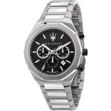 Herreur Maserati STILE Sort S�lvfarvet (� 45 mm) #1