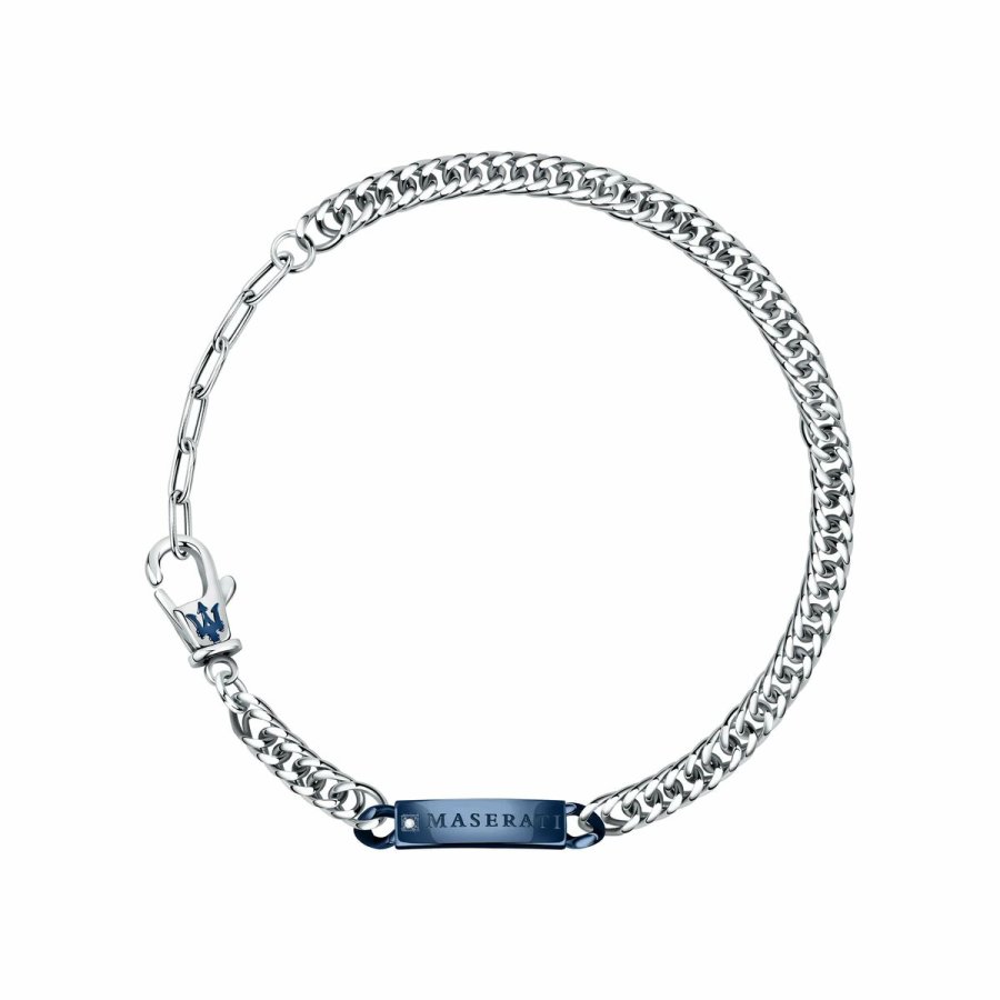 Armbnd til mnd Maserati JM221ATY09 Rustfrit stl 25 cm #3