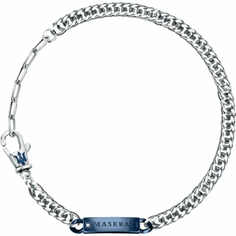 Armbnd til mnd Maserati JM221ATY09 Rustfrit stl 25 cm #1