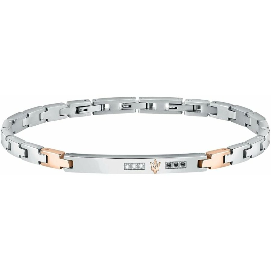 Armbnd til mnd Maserati JEWELS W-DIAMOND Rustfrit stl #1