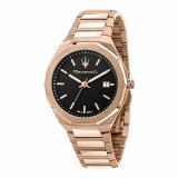 Herreur Maserati STILE Sort Rose Guld ( 45 mm) #1