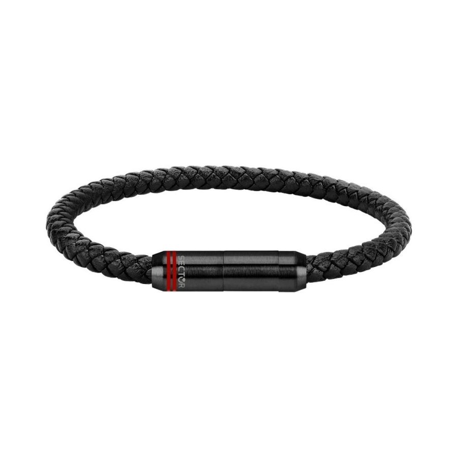 Armbnd til mnd Sector SZV101 Slv Sort #1