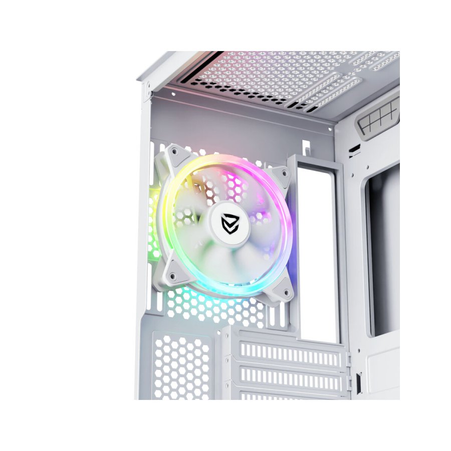 ATX Semi-t�rn kasse Nfortec NF-CS-DRACOX-W #7