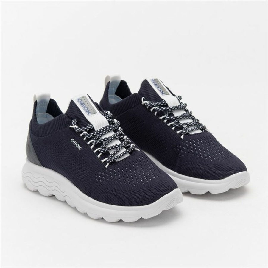 Sportssneakers til damer Geox Spherica M�rkebl� #3