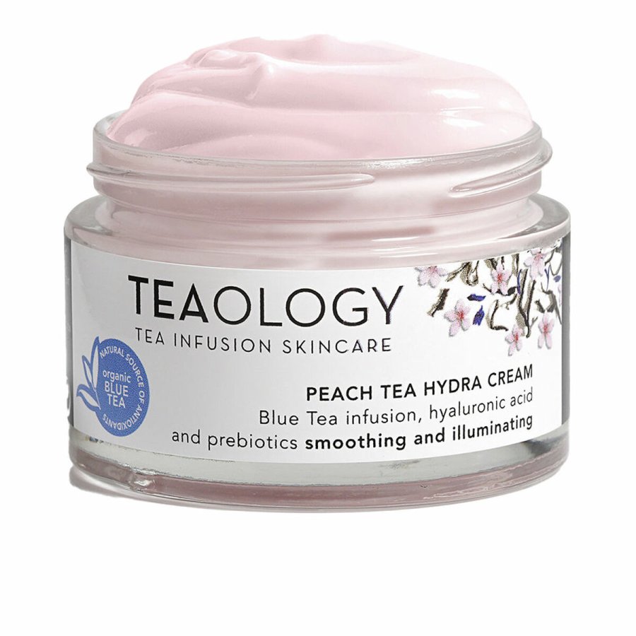 Fugtgivende creme Teaology   Lysreflekterende Fersken-te 50 ml #1