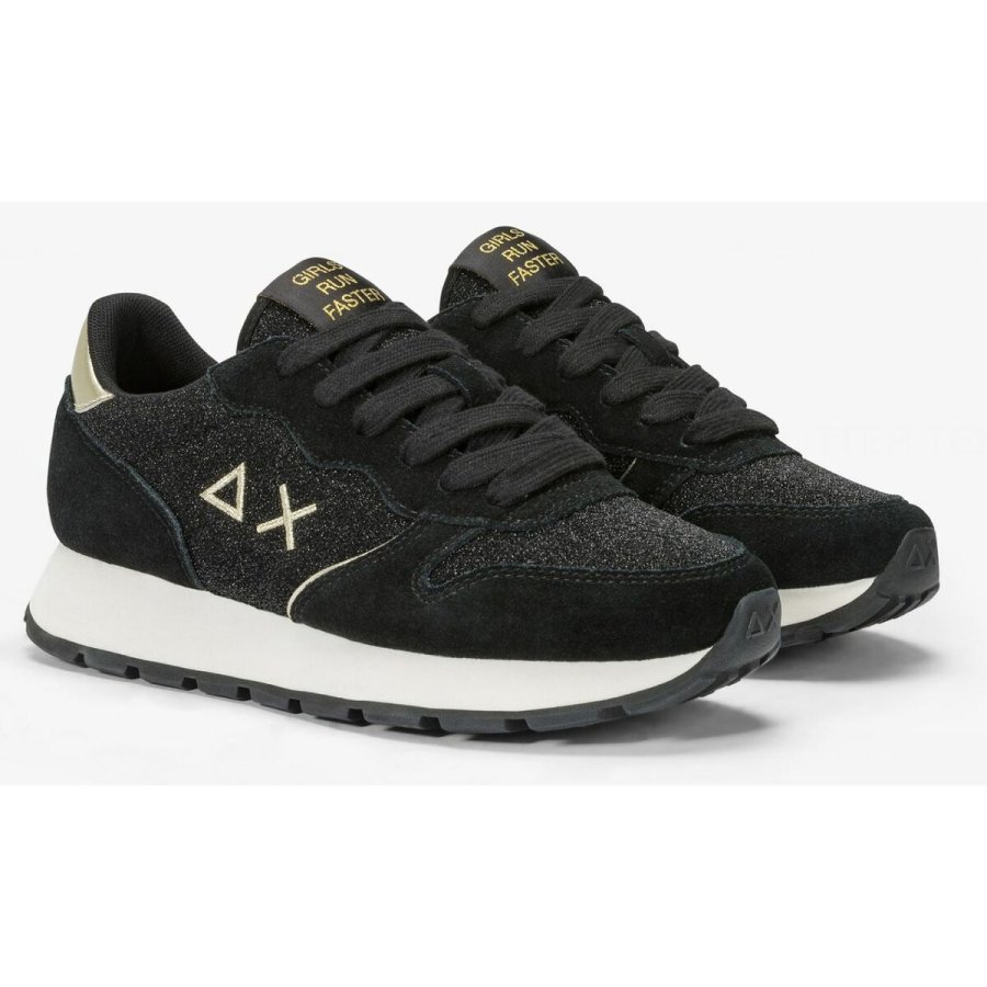 Kvinde Casual Sneakers SUN68 ALLY GLITTER TEXTILE Z44204 11 Sort #3