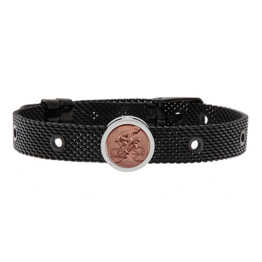 Armbnd til mnd Talent Jewels TJA-1-01-02-2-215 Sort #1