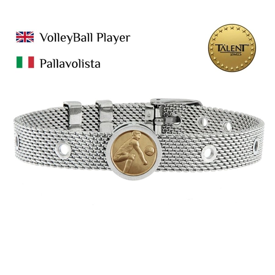 Unisex armbnd VolleyBall Player Talent Jewels TJA-1-12-01-1-235 Slvfarvet #2
