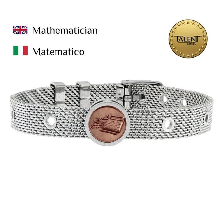Unisex armbnd Mathematician Talent Jewels TJA-2-02-02-1-235 Slvfarvet #2