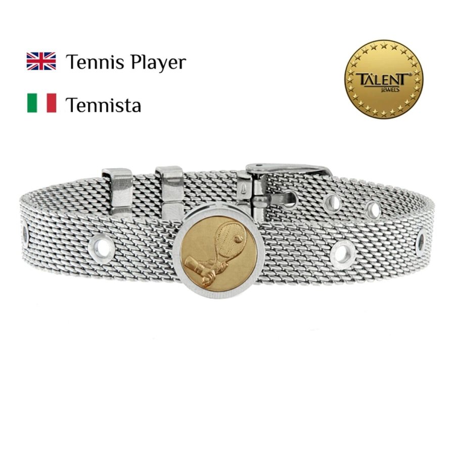 Unisex armbnd Tennis Player Talent Jewels TJA-1-18-01-1-235 Slvfarvet #2