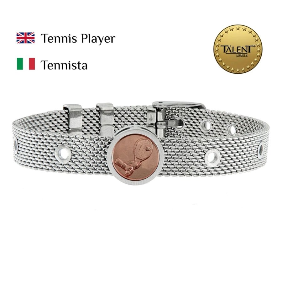 Unisex armbnd Tennis Player Talent Jewels TJA-1-18-02-1-235 Slvfarvet #2