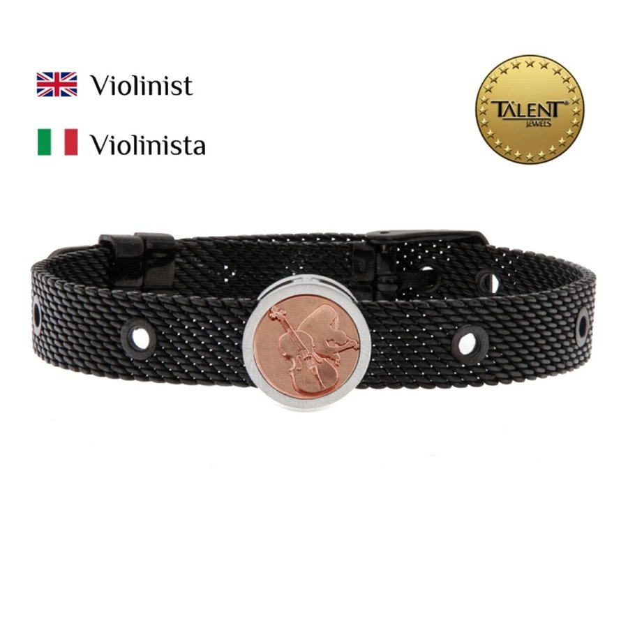 Unisex armbnd Violinist Talent Jewels TJA-4-09-02-2-235 Sort #2