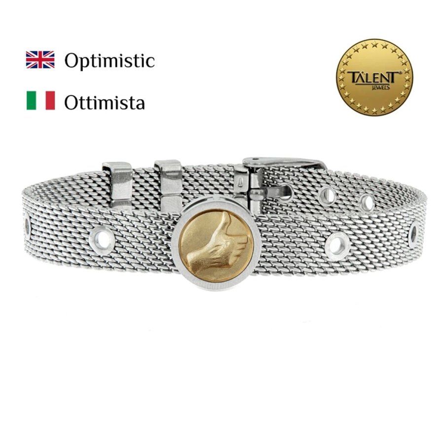 Unisex armbnd Optimistic Talent Jewels TJA-5-13-01-1-235 Slvfarvet #2