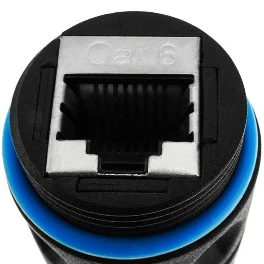 RJ45-Adapter Techly IWP-MD C6-IP68T Sort #5