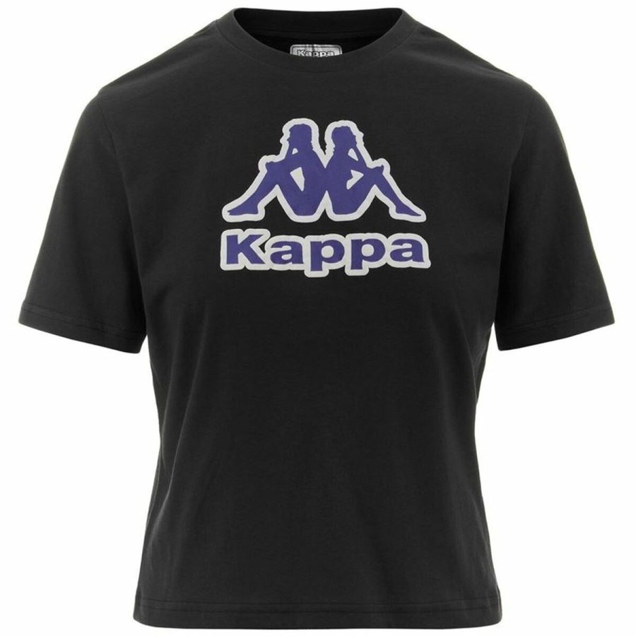Kortrmet T-shirt til Kvinder Kappa Fabra Sort #1