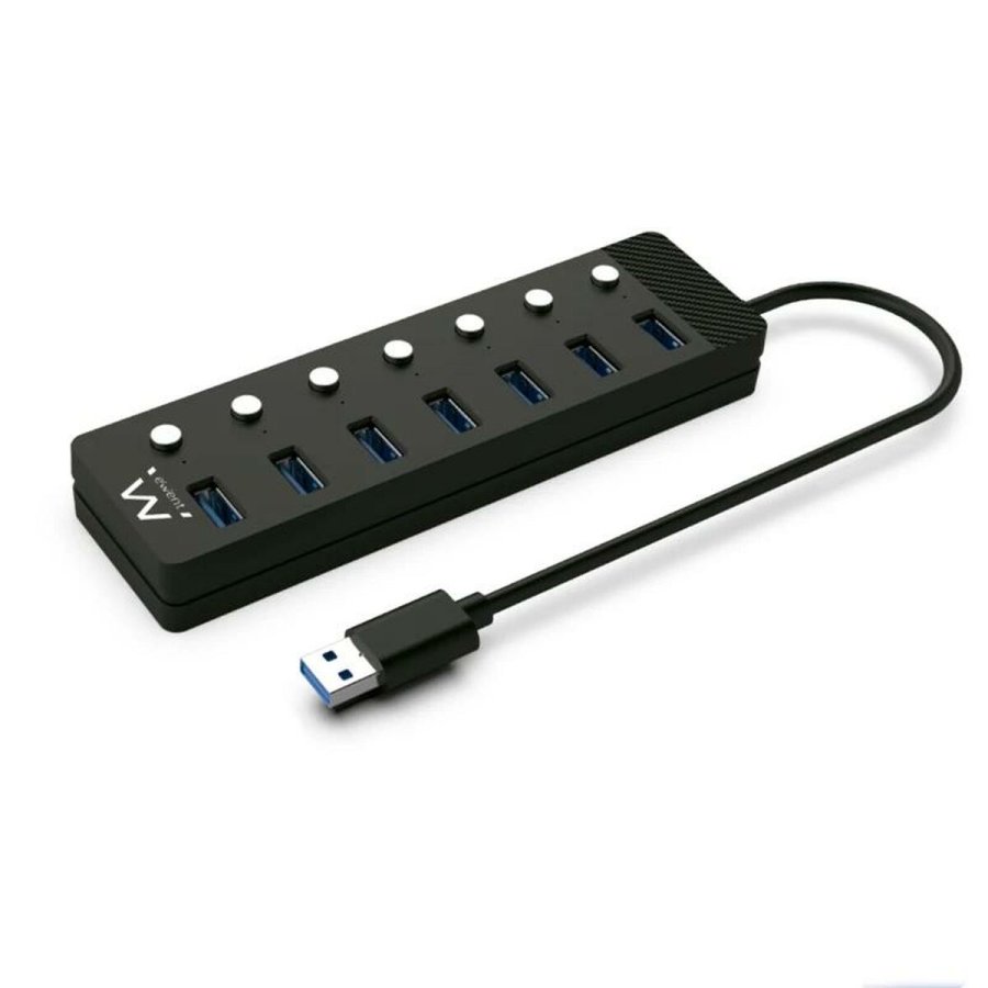 USB Hub Ewent EW1147 Sort #2