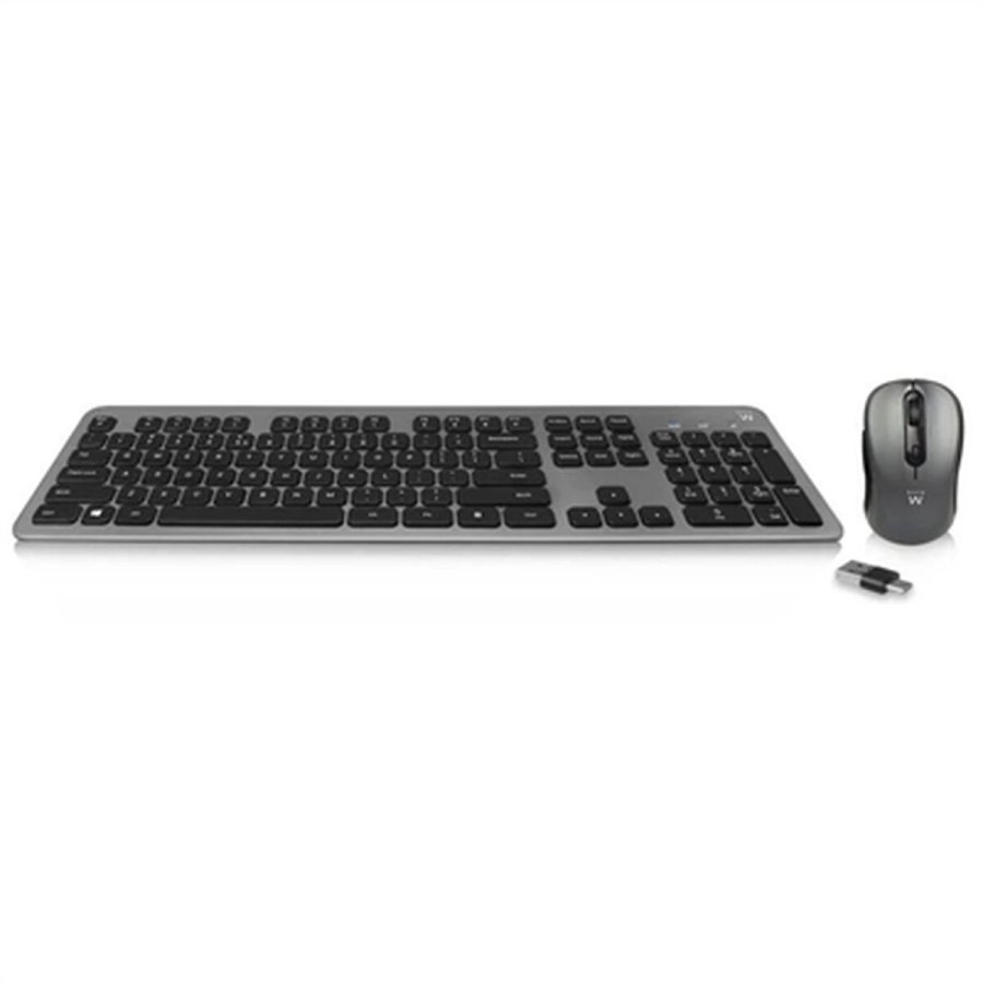 Tastatur Ewent EW3272 Sort Spansk qwerty QWERTY #1