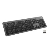 Tastatur Ewent EW3296 Sort Gr� Spansk qwerty AZERTY #1