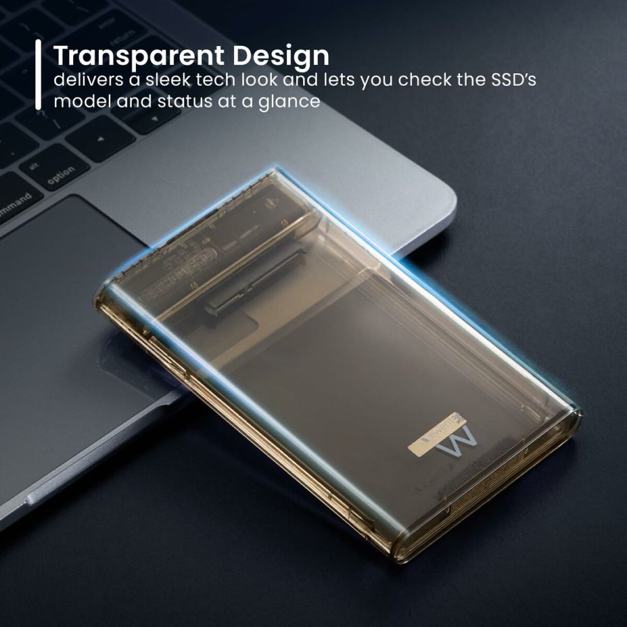 Ekstern harddisk Ewent EW7069 Gennemsigtig #4