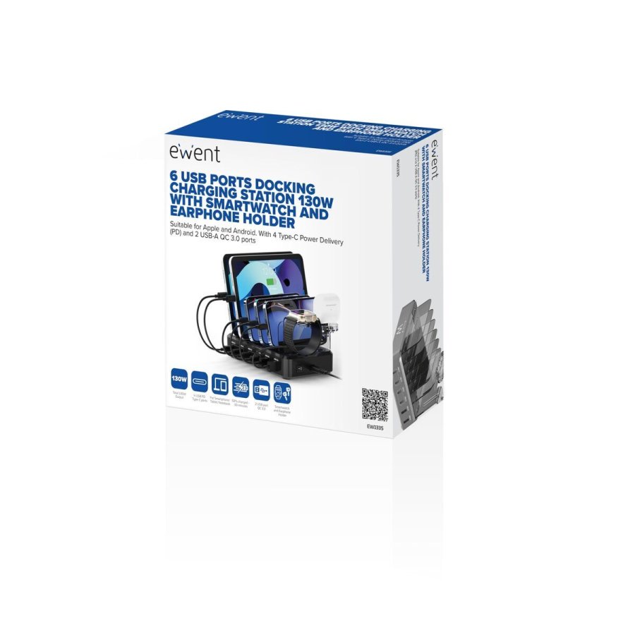 Vgoplader Ewent EW1335 Sort #5