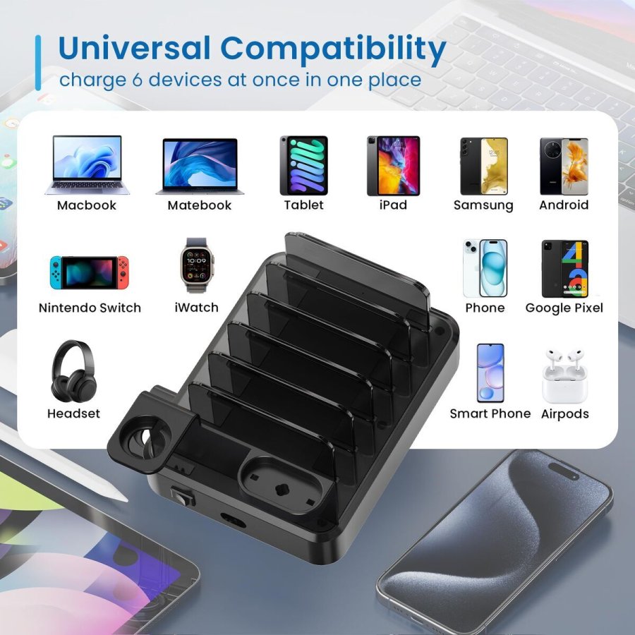 Vgoplader Ewent EW1335 Sort #7