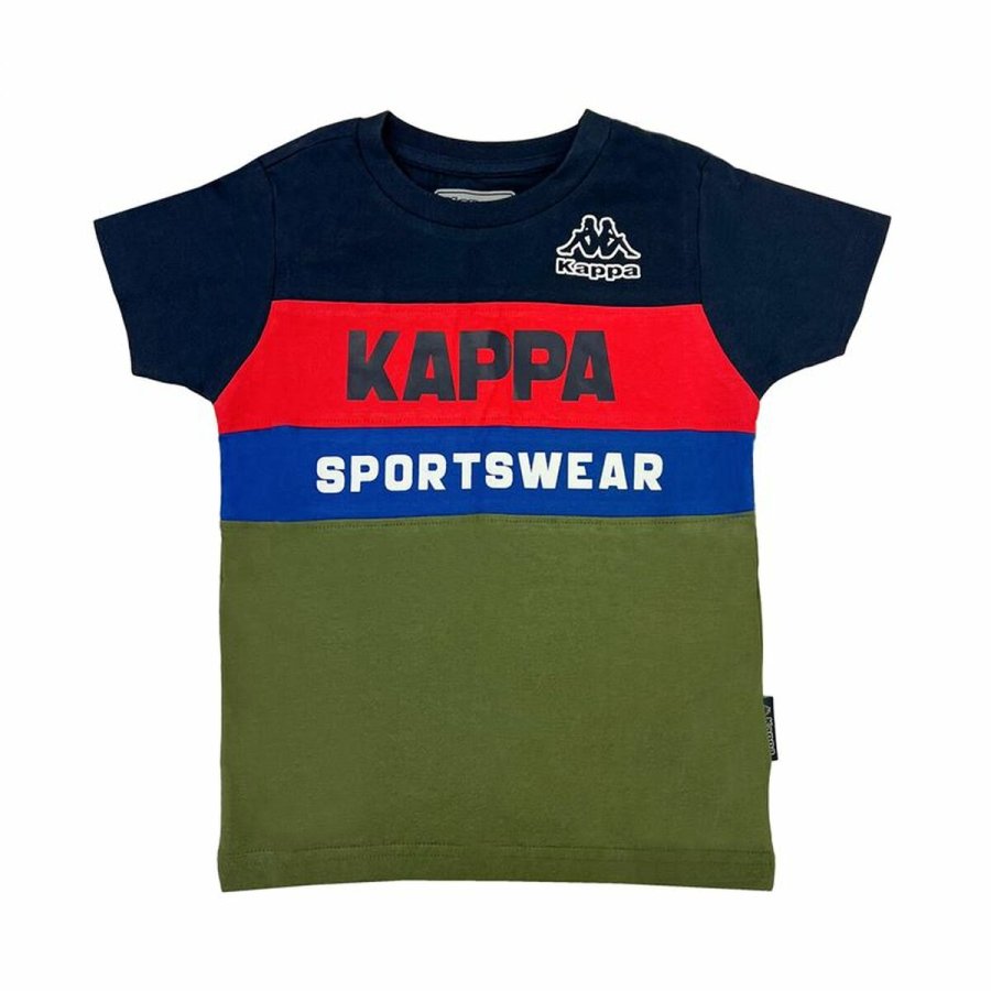 Brne Kortrmet T-shirt Kappa 8056M00058 Marinebl #1