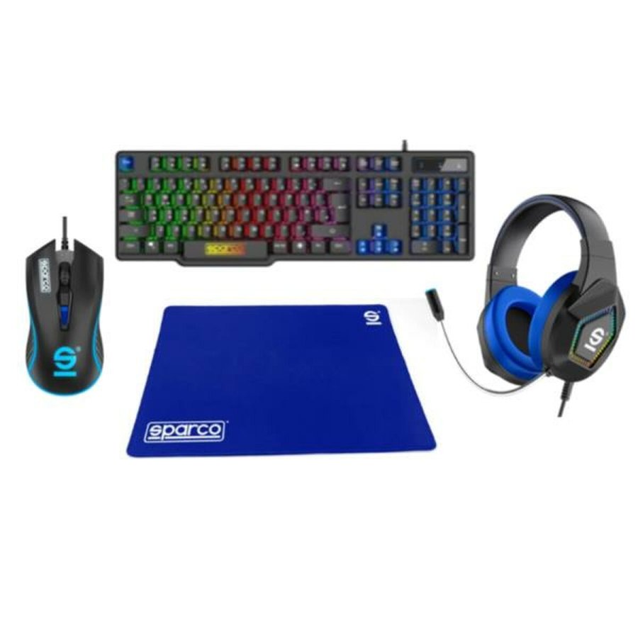 Pakkegaming Sparco SPGAMEKITESP Spansk qwerty #2