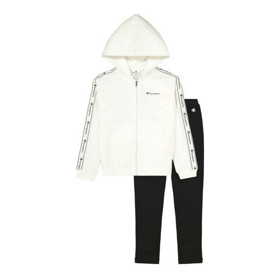 Trningsdragt til brn Champion Crewneck Hvid #1