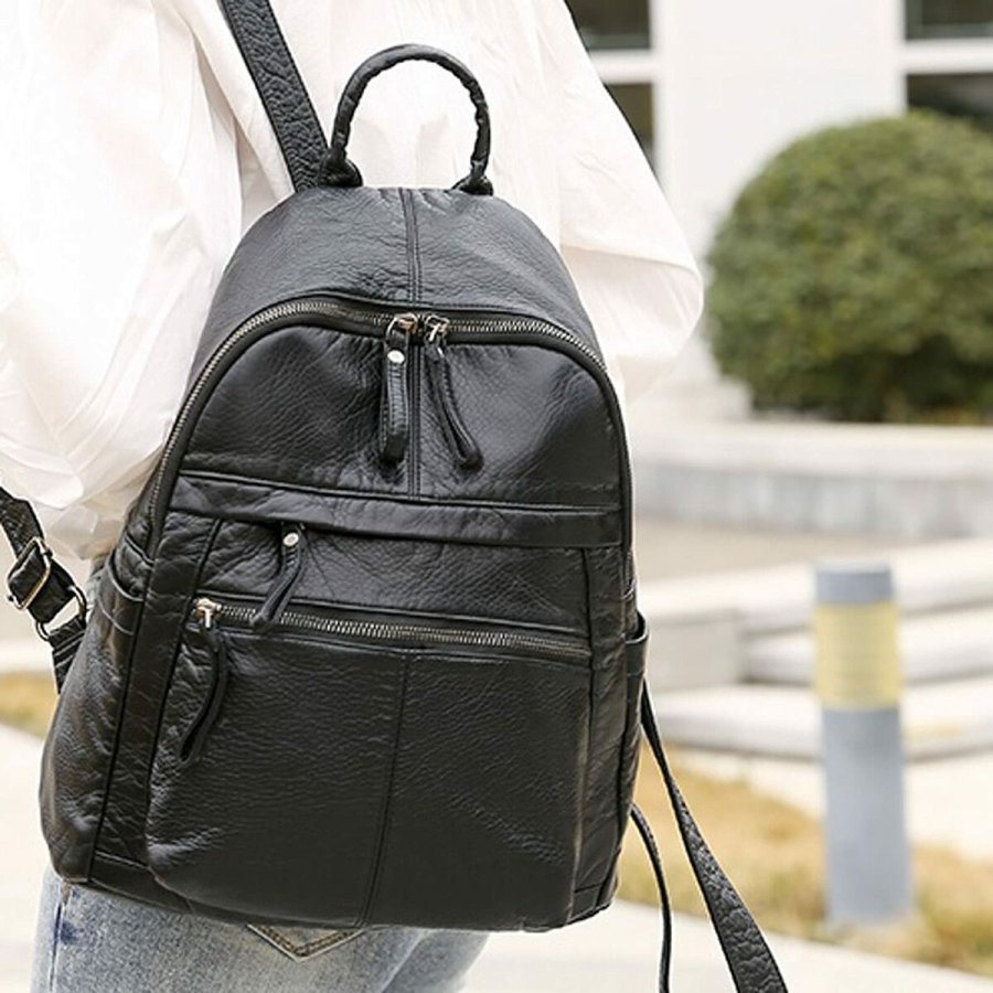 Skoletaske LIU JO MLJ308 Sort #5