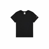 Kortrmet T-shirt til Kvinder Champion Champion Crewneck Sort #1