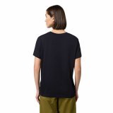 Kortrmet T-shirt til Kvinder Champion Champion Crewneck Sort #3