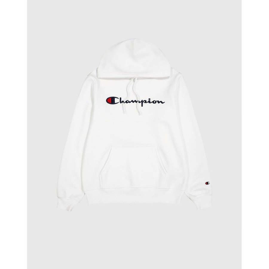 H�ttetr�je til M�nd Champion HOODED SWEATSHIRT 220253 WHT Hvid #2