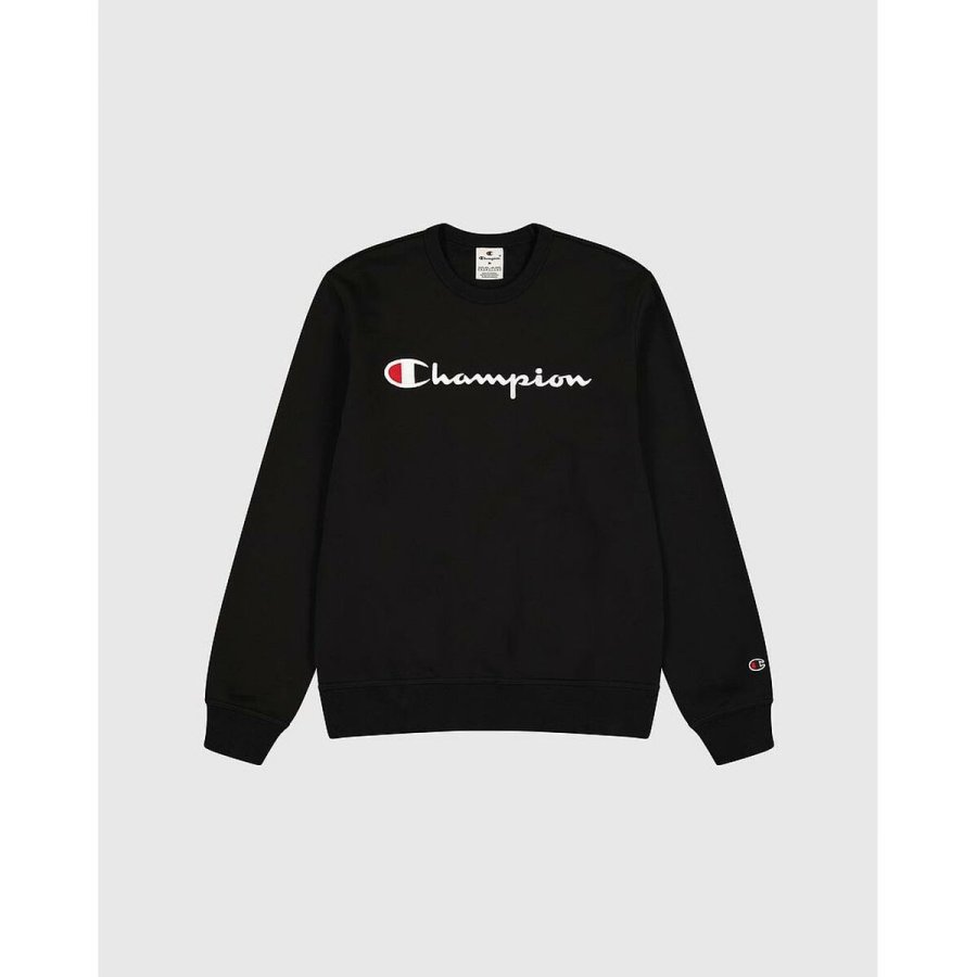 Sweaters uden H�tte til M�nd Champion CREWNECK SWEATSHIRT 220254 NBK Sort #2