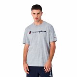 Kortrmet T-shirt til Mnd Champion Crewneck Lysegr #2