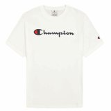Kort�rmet T-shirt til M�nd Champion SS TEE 220256 Hvid #1