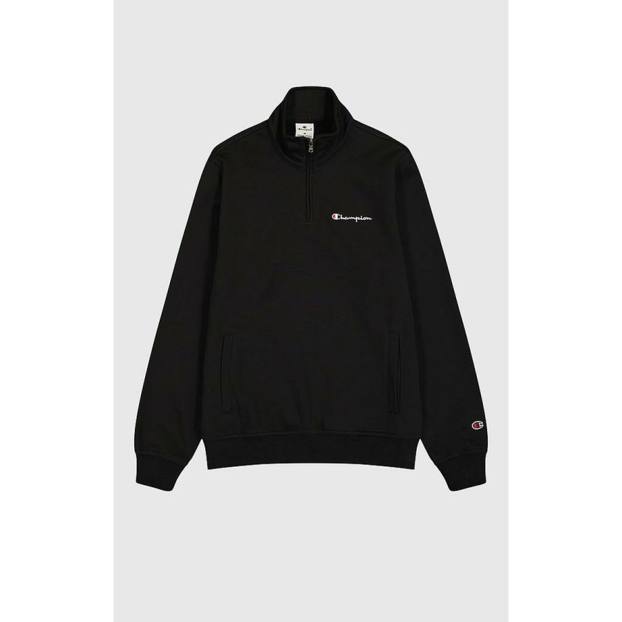 Trning sweatshirt til voksne Champion HALF ZIP SWEATSHIRT 220263 NBK Sort #2