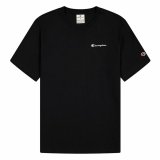 Kortrmet T-shirt til Mnd Champion Champion Crewneck Sort #1