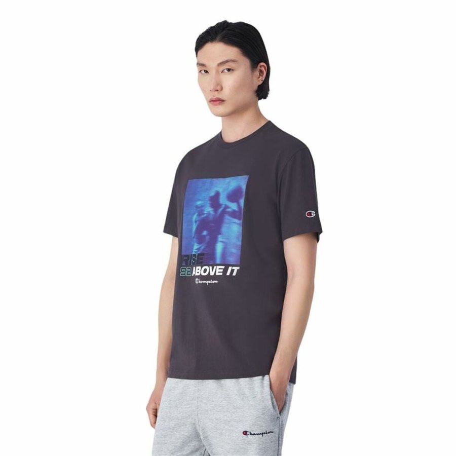 Kortrmet T-shirt til Mnd Champion #2