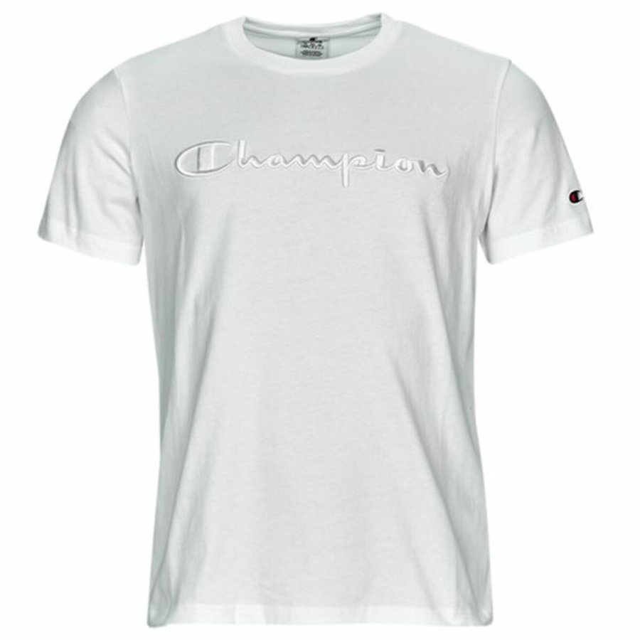 Kortrmet Sport T-shirt Champion Hvid #1