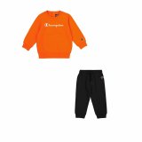 Sportstj til Baby Champion Crewneck Suit Orange Mrk orange #1