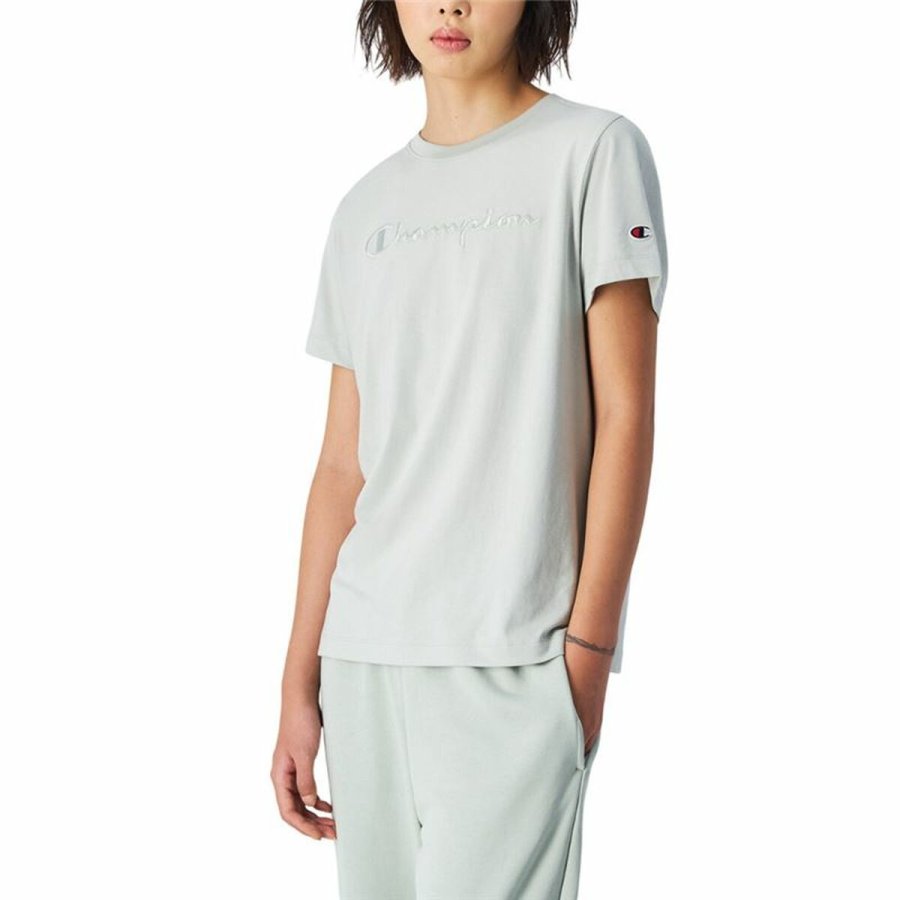 Kortrmet T-shirt til Kvinder Champion Champion SS Bl Grn #3