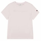 Kortrmet T-shirt til Kvinder Champion Champion Crewneck Pink #1