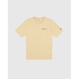 Kort�rmet T-shirt til M�nd Champion CHAMPION SS TEE 220264 WKK Beige #2