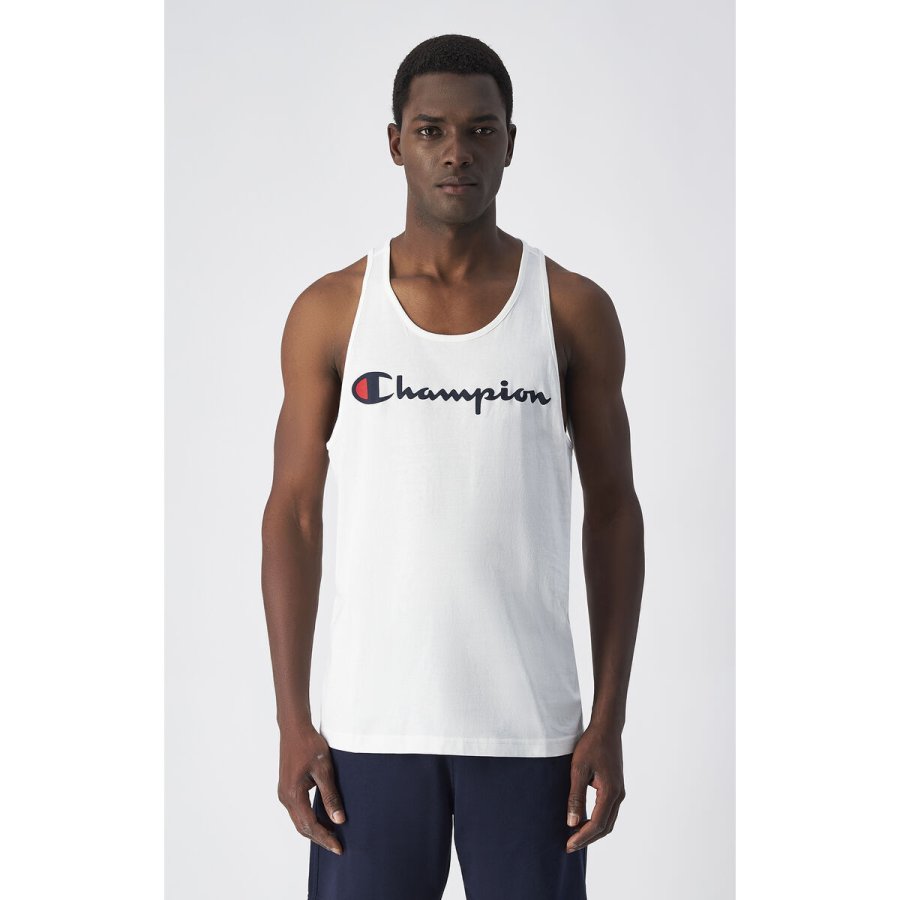 T-shirt til M�nd uden �rmer Champion CHAMPION TANK 220780 Hvid #3